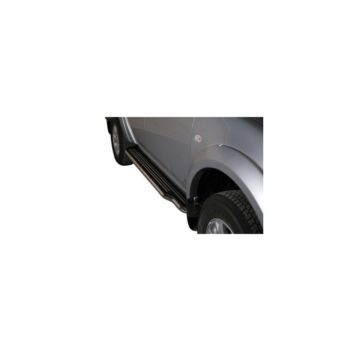 Side Steps, Misutonida 4x4 Extralong, Color Black, Mitsubishi L200 2010 - 2015 - EDK.ro