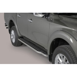 Praguri Laterale, Misutonida 4x4 Extralong, Culoare Argintiu, Mitsubishi L200 2019 - Prezent - EDK.ro