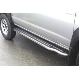 Praguri Laterale, Misutonida 4x4 Extralong, Culoare Negru, Nissan Navara 2002 - 2005 - EDK.ro