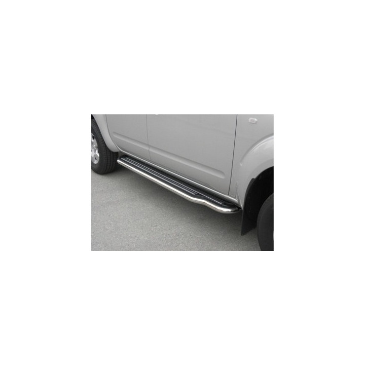 Side Steps, Misutonida 4x4 Extralong, Color Silver, Nissan Navara 2005 - 2010 - EDK.ro