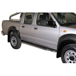 Side Steps, Misutonida 4x4 Extralong, Color Silver, Nissan Navara 2009 - 2015 - EDK.ro