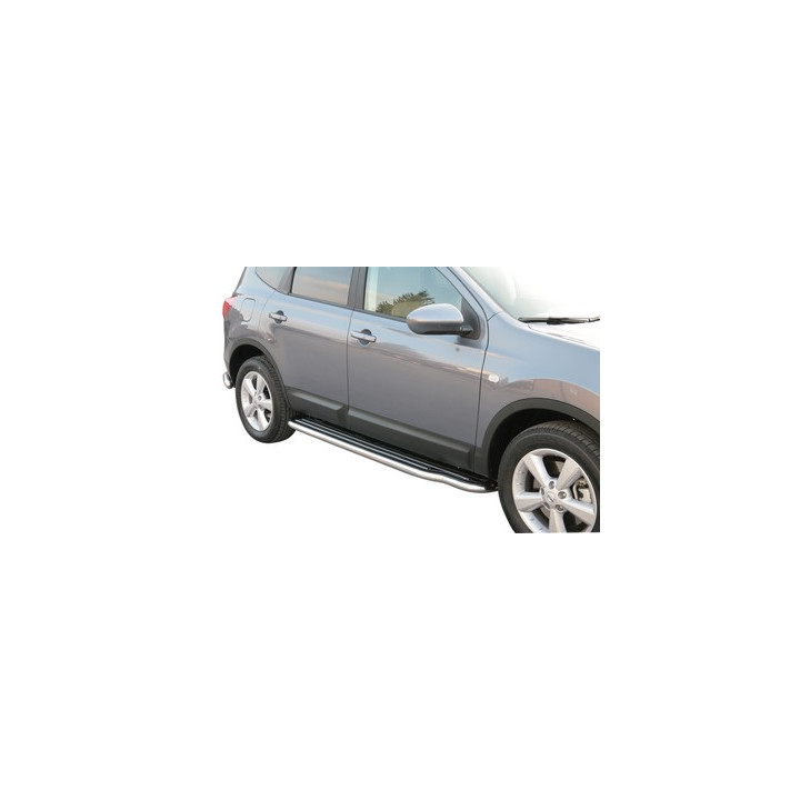 Side Steps, Misutonida 4x4 Extralong, Color Silver, Nissan Qashqai 2008 - 2014 - EDK.ro
