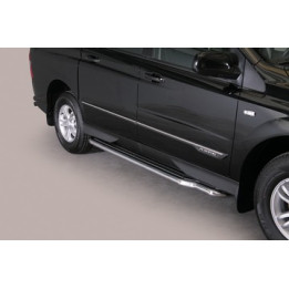 Praguri Laterale, Misutonida 4x4 Extralong, Culoare Negru, SsangYong Actyon Sports - EDK.ro