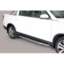 Side Steps, Misutonida 4x4 Extralong, Color Black, SsangYong Musso - EDK.ro