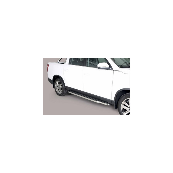 Side Steps, Misutonida 4x4 Extralong, Color Black, SsangYong Musso - EDK.ro