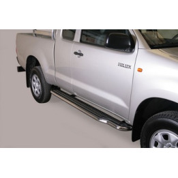 Side Steps, Misutonida 4x4 Extralong, Color Black, Toyota Hilux 2006 - 2011 - EDK.ro