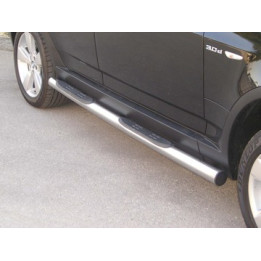 Praguri Laterale, Misutonida 4x4 Grand Pedana cu Treaptă din Cauciuc, Culoare Argintiu, BMW X3 - EDK.ro