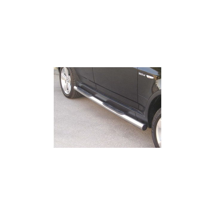 Praguri Laterale, Misutonida 4x4 Grand Pedana cu Treaptă din Cauciuc, Culoare Negru, BMW X3 2003 - 2005 - EDK.ro