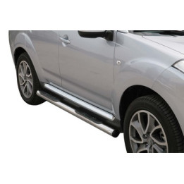 Side Steps, Misutonida 4x4 Grand Pedana with Rubber Step, Color Silver, Citroën C-Crosser - EDK.ro
