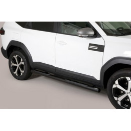 Side Steps, Misutonida 4x4 Grand Footboard with Rubber Step, Color Black, Dacia Bigster - EDK.ro