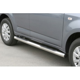 Praguri Laterale, Misutonida 4x4 Grand Footboard cu Treaptă din Cauciuc, Culoare Argintiu, Daihatsu Terios - EDK.ro