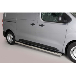 Side Steps, Misutonida 4x4 Grand Pedana with Rubber Step, Color Silver, Fiat Scudo 2022 - Present - EDK.ro