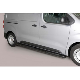 Praguri Laterale, Misutonida 4x4 Grand Pedana cu Treaptă din Cauciuc, Culoare Negru, Fiat Scudo 2022 - Prezent - EDK.ro
