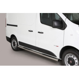Side Steps, Misutonida 4x4 Grand Pedana with Rubber Step, Color Silver, Fiat Talento 2016 - Present - EDK.ro
