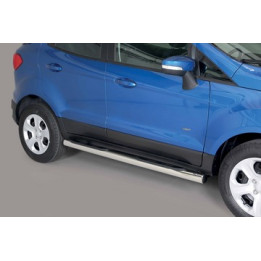 Praguri Laterale, Misutonida 4x4 Grand Footboard cu Treaptă din Cauciuc, Culoare Negru, Ford Ecosport - EDK.ro