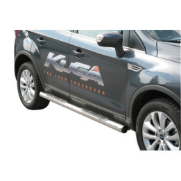 Side Steps, Misutonida 4x4 Grand Pedana with Rubber Step, Color Black, Ford Kuga - EDK.ro