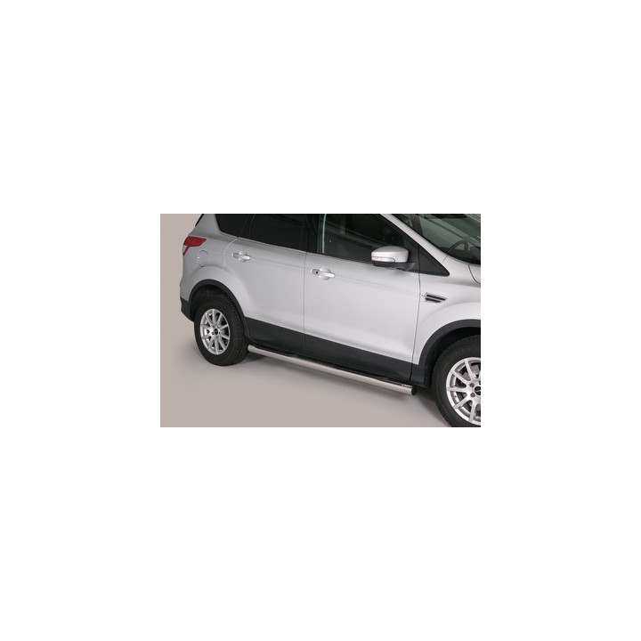 Praguri Laterale, Misutonida 4x4 Grand Pedana cu Treaptă din Cauciuc, Culoare Argintiu, Ford Kuga - EDK.ro