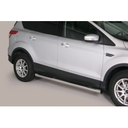 Side Steps, Misutonida 4x4 Grand Pedana with Rubber Step, Color Black, Ford Kuga - EDK.ro