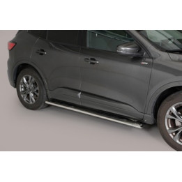 Praguri Laterale, Misutonida 4x4 Grand Footboard cu Treaptă din Cauciuc, Ford Kuga 2020 - Prezent - EDK.ro