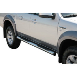 Praguri Laterale, Misutonida 4x4 Grand Footboard cu Treaptă din Cauciuc, Culoare Negru, Ford Ranger 2007 - 2009 - EDK.ro
