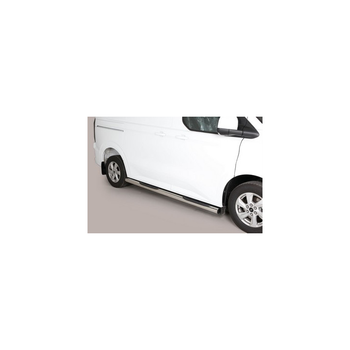 Side Steps, Misutonida 4x4 Grand Pedana with Rubber Step, Color Silver, Ford Tourneo Custom 2024 - Present - EDK.ro