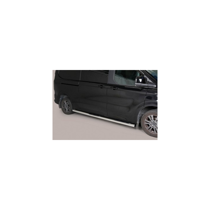 Side Steps, Misutonida 4x4 Grand Pedana with Rubber Step, Color Silver, Ford Tourneo Custom 2024 - Present - EDK.ro