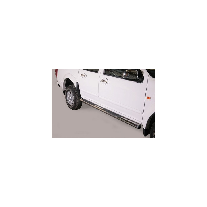 Praguri Laterale, Misutonida 4x4 Grand Footboard cu Treaptă din Cauciuc, Culoare Argintiu, Great Wall Steed 2011 - Prezent - EDK