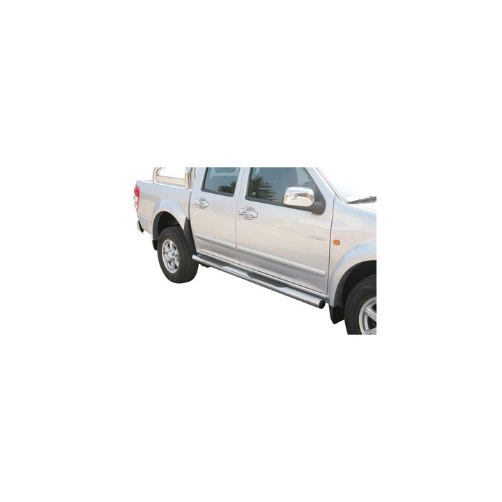 Side Steps, Misutonida 4x4 Grand Footboard with Rubber Step, Color Black, Great Wall Wingle 2009 - 2011 - EDK.ro