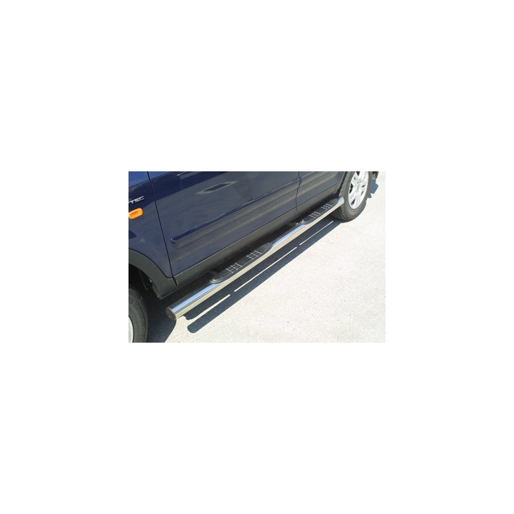 Side Steps, Misutonida 4x4 Grand Footboard with Rubber Step, Color Black, Honda CR-V 2002 - 2004 - EDK.ro