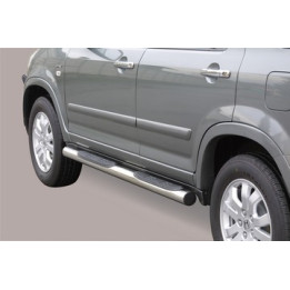 Side Steps, Misutonida 4x4 Grand Footboard with Rubber Step, Color Black, Honda CR-V - EDK.ro