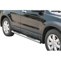 Praguri Laterale, Misutonida 4x4 Grand Footboard cu Treaptă din Cauciuc, Culoare Argintiu, Honda CR-V - EDK.ro