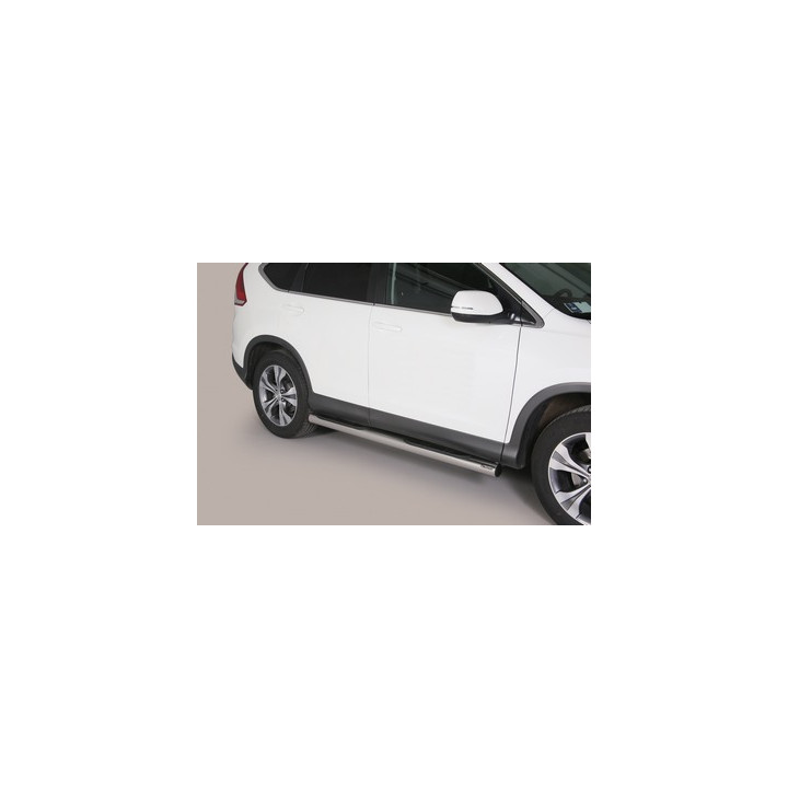 Praguri Laterale, Misutonida 4x4 Grand Footboard cu Treaptă din Cauciuc, Culoare Negru, Honda CR-V - EDK.ro