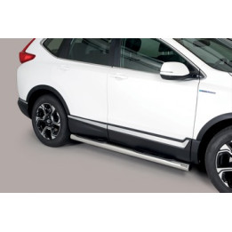 Side Steps, Misutonida 4x4 Grand Footboard with Rubber Step, Color Black, Honda CR-V - EDK.ro