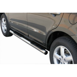 Side Steps, Misutonida 4x4 Grand Pedana with Rubber Step, Color Black, Hyundai Santa Fe 2006 - 2010 - EDK.ro