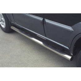 Side Steps, Misutonida 4x4 Grand Footboard with Rubber Step, Color Black, Hyundai Terracan - EDK.ro