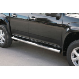 Praguri Laterale, Misutonida 4x4 Grand Footboard cu Treaptă din Cauciuc, Culoare Negru, Isuzu D-Max - EDK.ro