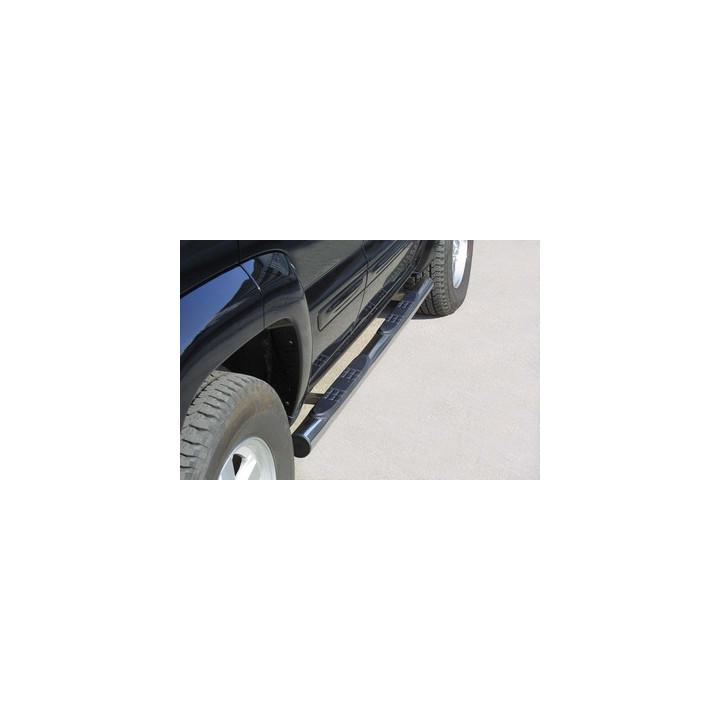 Praguri Laterale, Misutonida 4x4 Grand Footboard cu Treaptă din Cauciuc, Culoare Negru, Jeep Cherokee 2001 - 2007 - EDK.ro