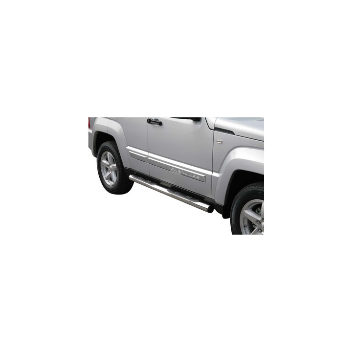 Praguri Laterale, Misutonida 4x4 Grand Footboard cu Treaptă din Cauciuc, Culoare Negru, Jeep Cherokee - EDK.ro