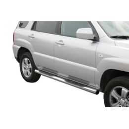 Praguri Laterale, Misutonida 4x4 Grand Pedana cu Treaptă din Cauciuc, Culoare Negru, Kia Sportage - EDK.ro