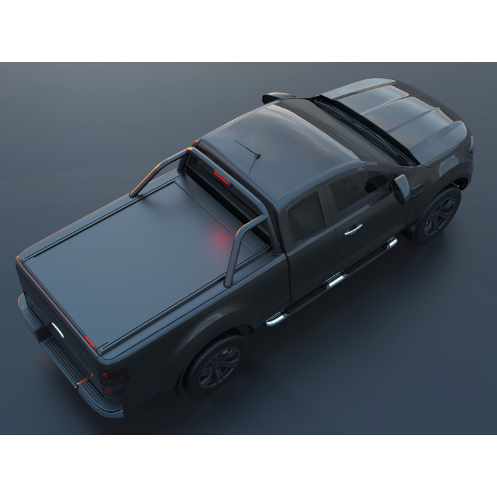 Manual Roll Top Tonneau Bed Cover, Tessera 4x4 Roll+, Ford Ranger Limited Extra Cab 2012 - 2022 - EDK.ro