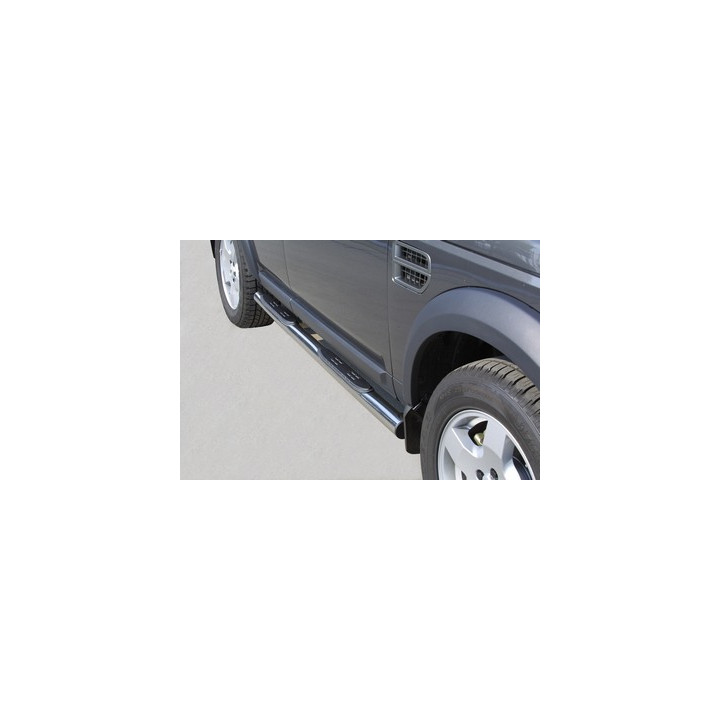 Side Steps, Misutonida 4x4 Grand Footboard with Rubber Step, Color Black, Land Rover Discovery 3 - EDK.ro