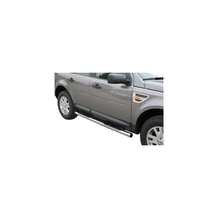 Praguri Laterale, Misutonida 4x4 Grand Pedana cu Treaptă din Cauciuc, Culoare Negru, Land Rover Freelander - EDK.ro