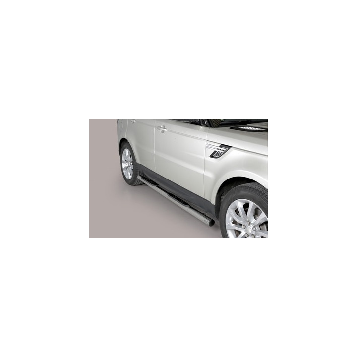 Praguri Laterale, Misutonida 4x4 Grand Pedana cu Treaptă din Cauciuc, Culoare Argintiu, Land Rover Range Rover Sport - EDK.ro