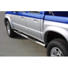 Praguri Laterale, Misutonida 4x4 Grand Footboard cu Treaptă din Cauciuc, Culoare Negru, Mazda B2500 2003 - 2006 - EDK.ro