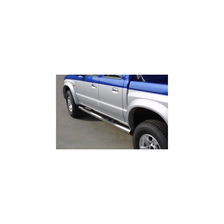 Praguri Laterale, Misutonida 4x4 Grand Footboard cu Treaptă din Cauciuc, Culoare Negru, Mazda B2500 2003 - 2006 - EDK.ro