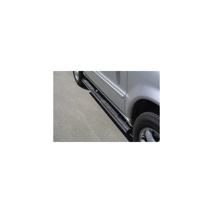 Praguri Laterale, Misutonida 4x4 Grand Pedana cu Treaptă din Cauciuc, Culoare Negru, Mercedes-Benz ML - EDK.ro