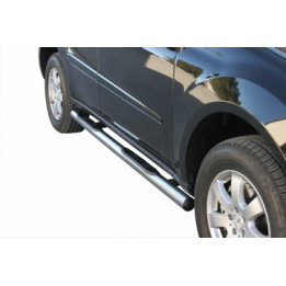 Side Steps, Misutonida 4x4 Grand Footboard with Rubber Step, Color Black, Mercedes-Benz ML - EDK.ro