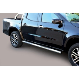 Side Steps, Misutonida 4x4 Grand Pedana with Rubber Step, Color Silver, Mercedes-Benz X-Class - EDK.ro