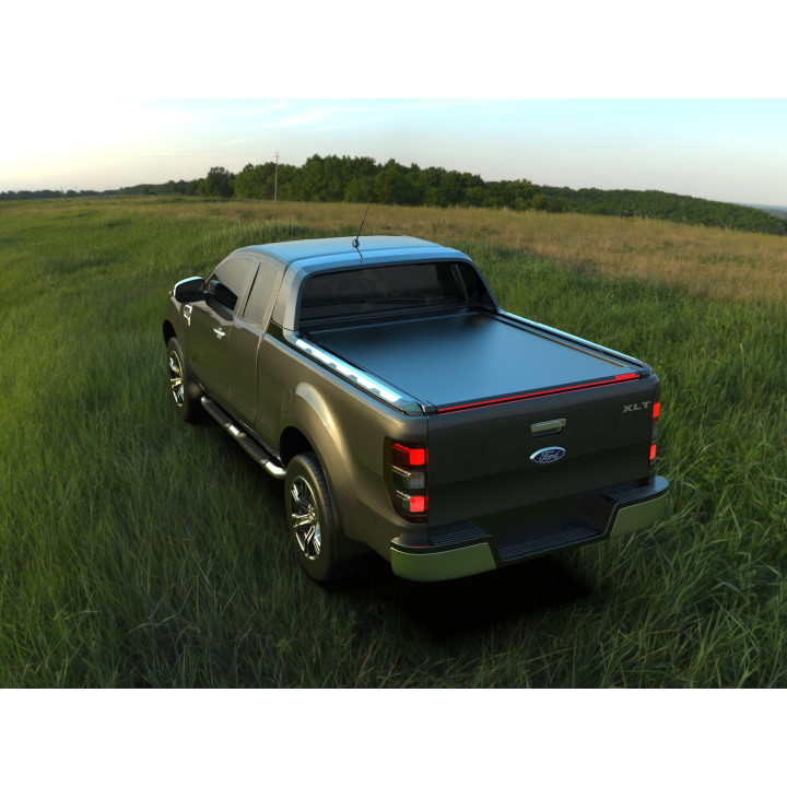 Manual Roll Top Tonneau Bed Cover, Tessera 4x4 Roll+, Ford Ranger Wildtrak Extra Cab 2012 - 2022 - EDK.ro