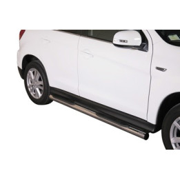 Side Steps, Misutonida 4x4 Grand Pedana with Rubber Step, Color Black, Mitsubishi ASX - EDK.ro